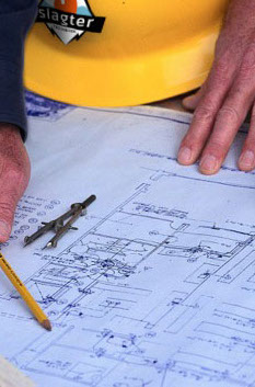 Elektrawerk in een installatie